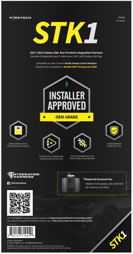 FTI T-Harness for Subaru Key 2017+ - SFK Auto Customs Default Title